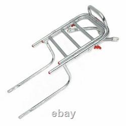 Fits Royal Enfield Adjustable Rear Luggage Carrier Chrome Finish Fitting GEc