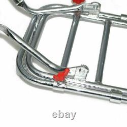 Fits Royal Enfield Adjustable Rear Luggage Carrier Chrome Finish Fitting GEc