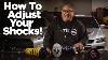 How To Adjust Your Shocks Like A Pro And Go Faster