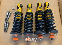 MG TF Spax Front Rear Adjustable Shock Absorbers & Coil Springs Struts Poly Bush