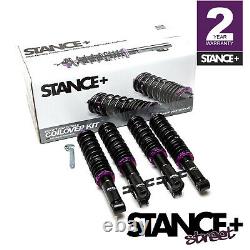 Stance+ Street Coilovers Suspension Kit VW Scirocco Mk2 1.3 1.5 1.6 1.8 (81-92)